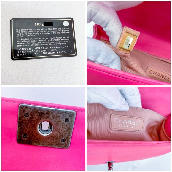 Chanel Hot Pink Boy Bag Medium Authentic - Picture 7 of 7